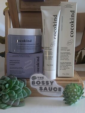 Cocokind Polypeptide Cream + Beginner Retinol Gel Duo NWT